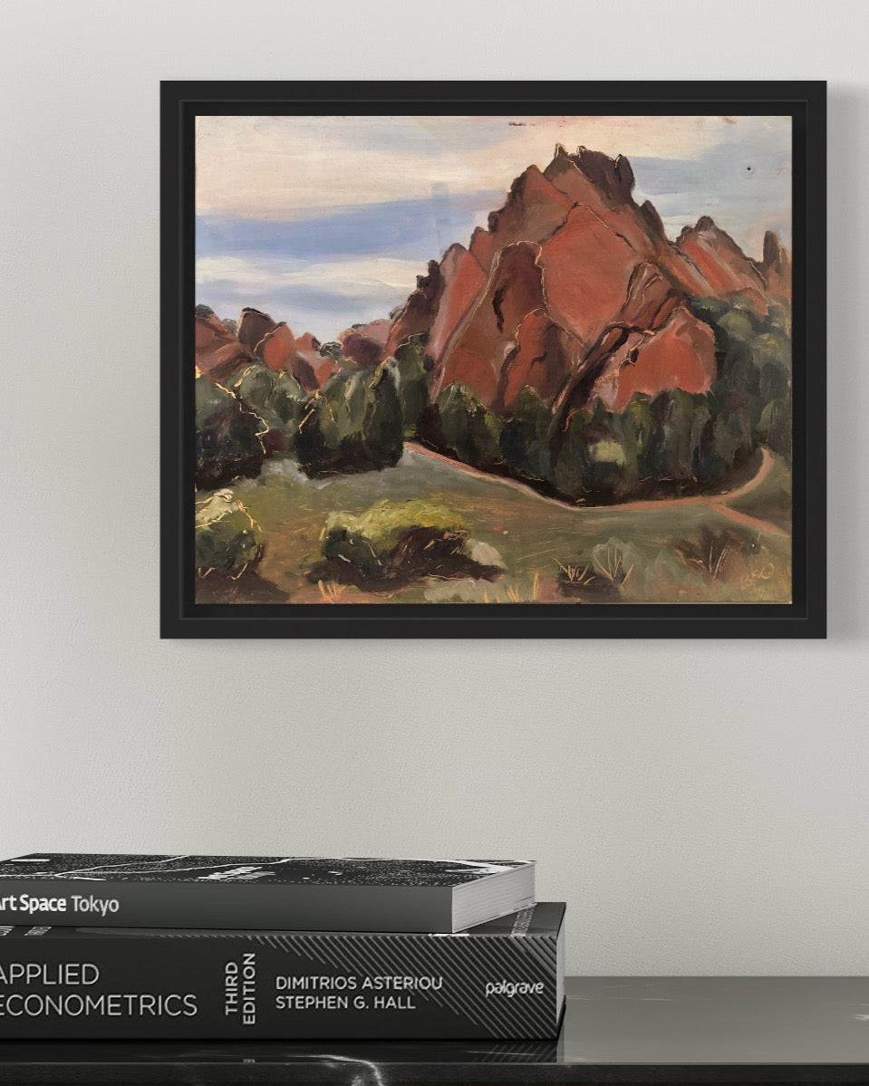 “Garden of the Gods, Colorado” plein air